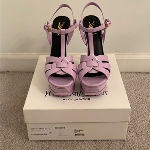 Yves Saint Laurent Tribute Sandal Heels